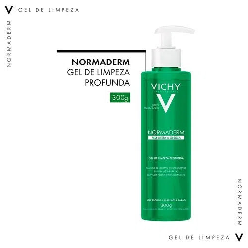 NORMADERM GEL DE LIMPEZA PROFUNDA ANTI-OLEOSIDADE COM ACIDO GLICOLICO – 300G