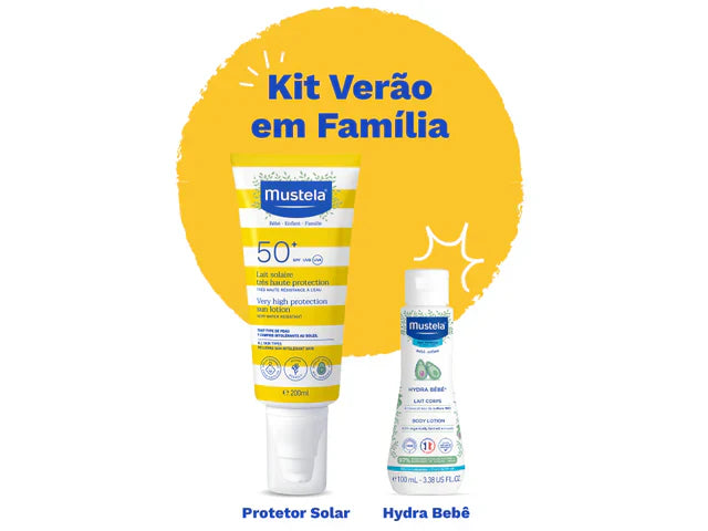 Kit Verão: Protetor Solar e Hydra Bebê