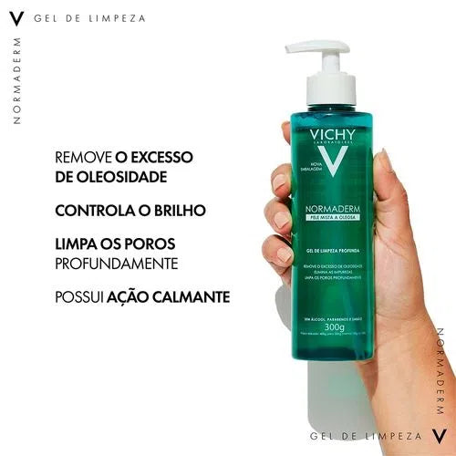 NORMADERM GEL DE LIMPEZA PROFUNDA ANTI-OLEOSIDADE COM ACIDO GLICOLICO – 300G